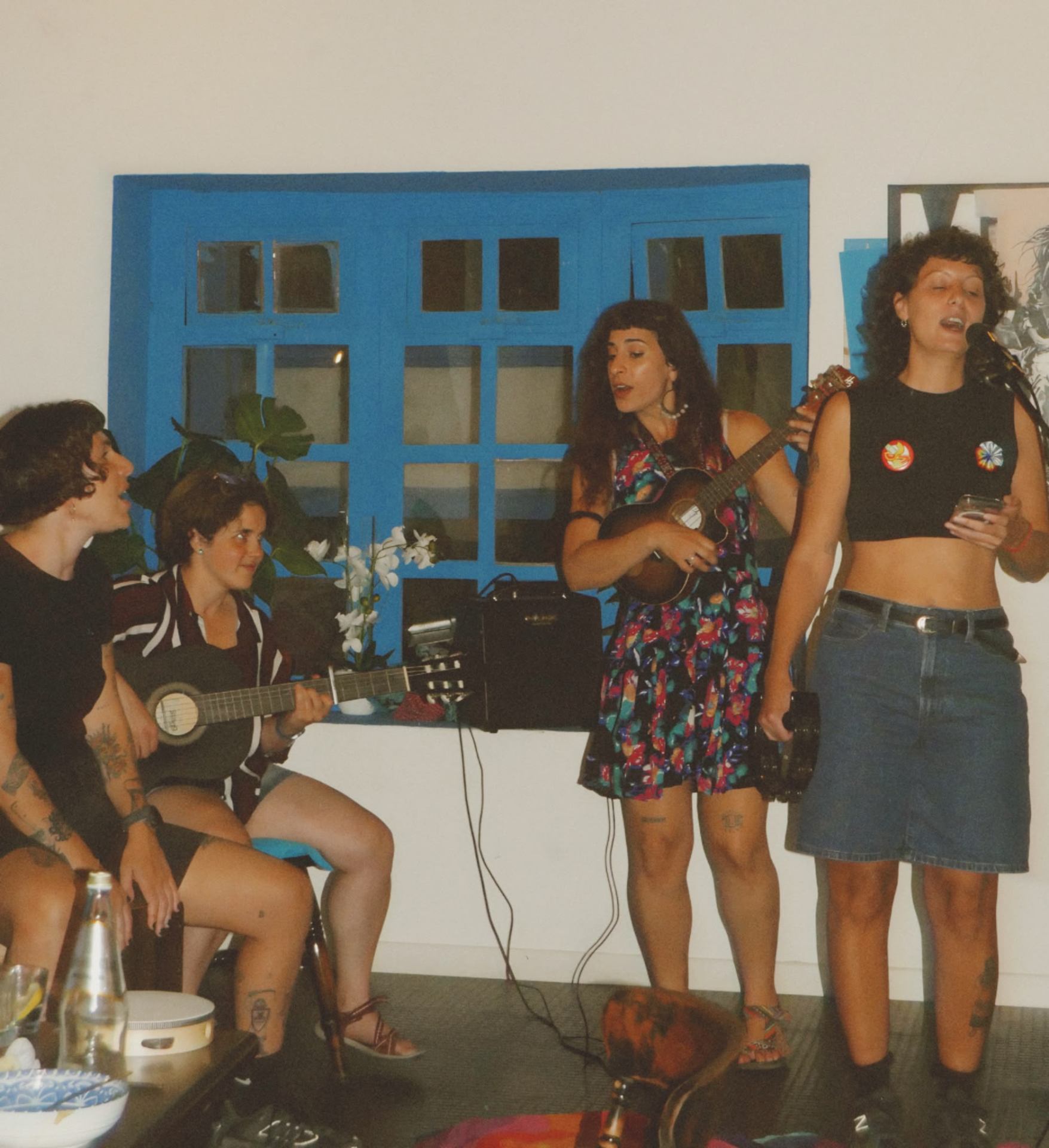 Live music performance inside Forty Fishes